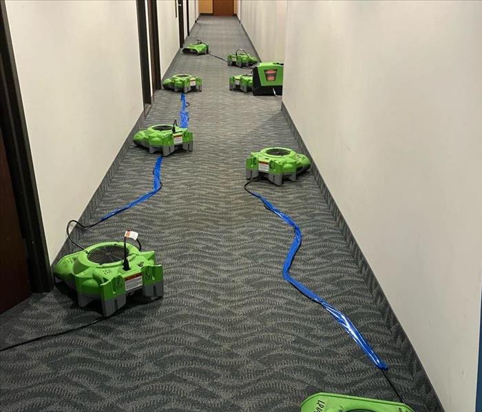 Wet Hallway in Dallas